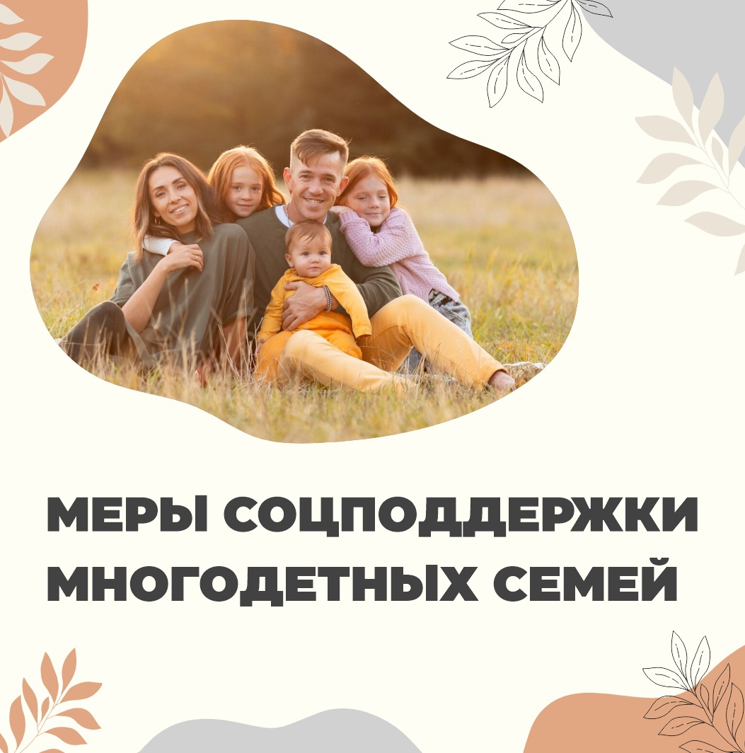 Меры поддержки многодетных семей.